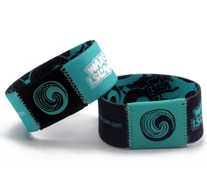 satın al Tam Renkli Baskı Festivali RFID Bilezikler Polyester Sublimasyon Bilezik online manufacture