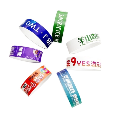 satın al Fudan FM1108 RFID Tyvek Bilezikleri Pasif RFID Bilezikler Tek kullanımlık online manufacture