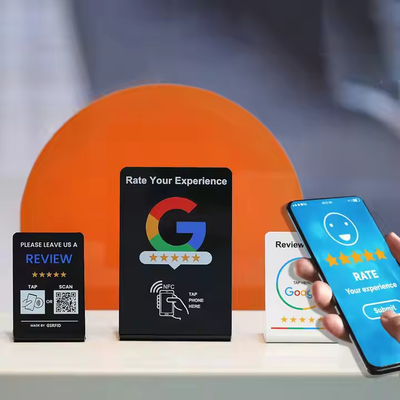 satın al Offset Baskı NFC İnceleme Kartları Google Facebook Instagram Sosyal Ortam online manufacture