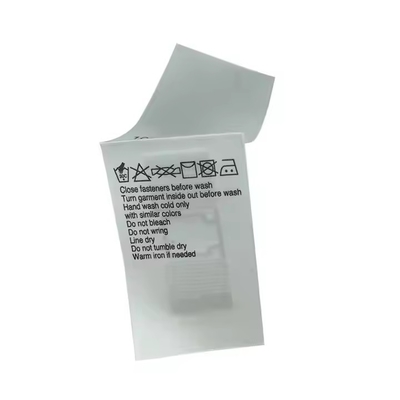 satın al Özel UHF RFID Giyim Etiketi Tekstil Çamaşır Bakım Etiketi Çamaşır Mark Etiketi online manufacture