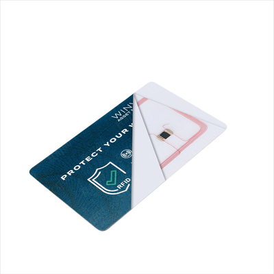 satın al Hırsızlık karşıtı temassız RFID Shield Kartı Kredi Koruyucusu Özel RFID Engelleme Kartı online manufacture