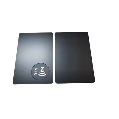 Kavramlı Paslanmaz Çelik NFC Kartı Çip Polişli Boş Metal NFC Kartı