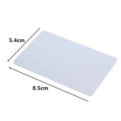 0.76mm Kalınlığı Özel Basılmış RFID Kartları IC Boş Mifare Kartları 1k 4k