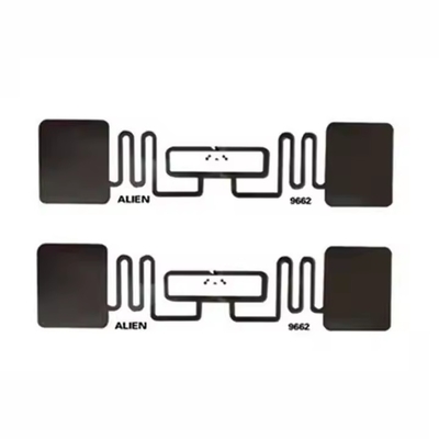 UHF Şeffaf PVC Alüminyum Çıkartılmış PET Islak Yapıştırma RFID Etiketi Çeşitli Boyutlar Mümkün