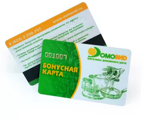 0.76 mm kalınlığında manyetik şeritli özelleştirilebilir PVC plastik kart