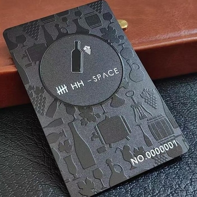 Çaplama Mat PVC Manyetik Çizgi İletişim IC RFID Kartları Çaplı Kartvizitler